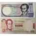 VENEZUELA 1990-1998 . FIVE HUNDRED 500 and ONE THOUSAND 1,000 BOLIVARES BANKNOTES